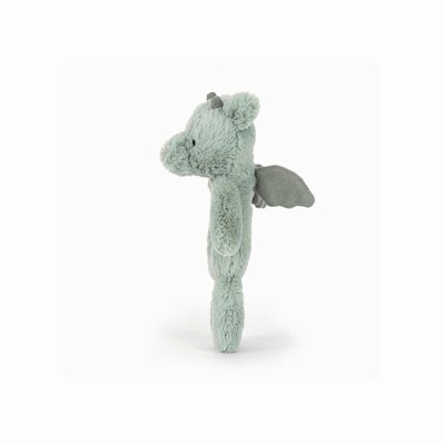 Jellycat Bashful Dragon Ring Rattle Australia | 137698NIX